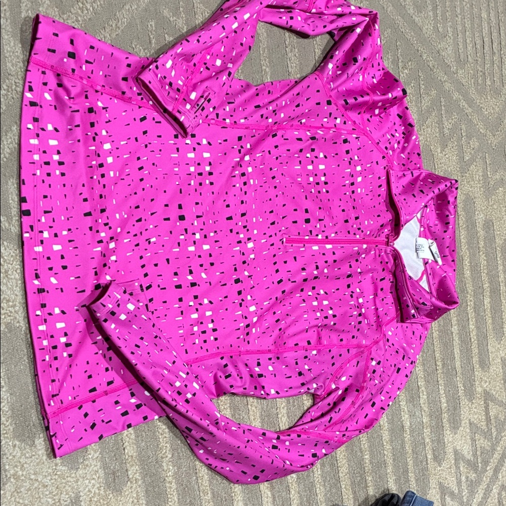 Under Armour Pink and Black Patterned Women's Hoodie